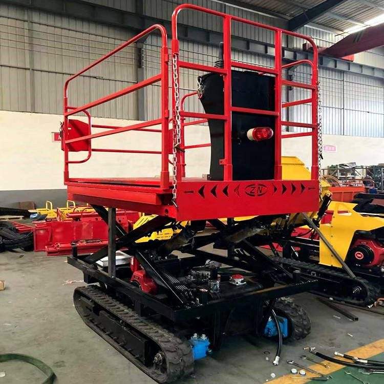 Jiubaoxin Hydraulic Crawler Elevator Fully Automatic Elevator Sales Orchard Picking Platform