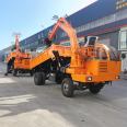 Longjie manufacturer's four wheel four wheel drive tipping engineering vehicle for lifting and excavating integrated transportation vehicles