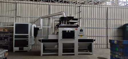 Jichuan automatic sandblasting machine, Bingteng mechanical surface treatment equipment, can be customized non-standard