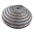 Stainless steel head coil corrosion-resistant reaction kettle coil wing height can be customized