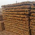 Hongyuan Building Materials sells 1-8 meter cedar poles online throughout the day, used for support and greening of bean pod greenhouses