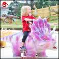 Shopping mall children's cycling amusement park 12V scanning code dinosaur battery bike ride park square bumper car