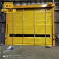 Flexible soft curtain door, rain proof, thermal insulation, wind resistant, stacked door, folding induction, fast door for factory use