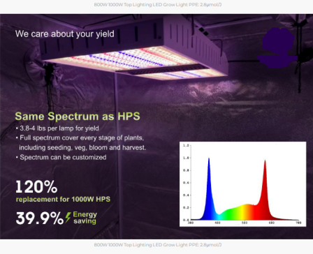 Gavita CT 1930e LED greenhouse fill light plant light American large M light Canadian hemp light