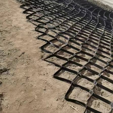 Three-dimensional grid planting and soil reinforcement geogrid chamber Slope reinforcement planting and honeycomb geogrid chamber