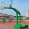 Shengmao Produces Mobile Competition Training Imitation Hydraulic Concave Box Buried Outdoor Basketball Frame Tempered Glass Backboard