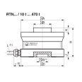 German HBM torsion ring weighing sensor RTN stainless steel sensor for large material tank weighing and automotive weighing