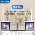 High speed railway subway office building passage screen door C-type - glass telescopic - WGC-PBM-603.2 double opening