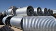 Tunnel culvert assembly, galvanized steel corrugated pipe culvert, roadbed drainage corrugated pipe culvert