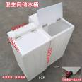 Food grade fish farming box with flip cover, PE trapped water tank, car mounted fishing box, thickened horizontal water storage bucket, outdoor square