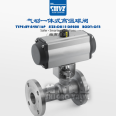 Q641M-16P Pneumatic Stainless Steel 304 Integral High Temperature Flange Ball Valve