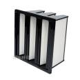 Spot ABS plastic frame metal frame V-shaped filter screen with large air volume W-shaped high-efficiency combination air purification filter screen