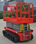 Self walking hydraulic lifting platform, outdoor off-road high-altitude work platform, fully self-propelled tracked scissor fork elevator