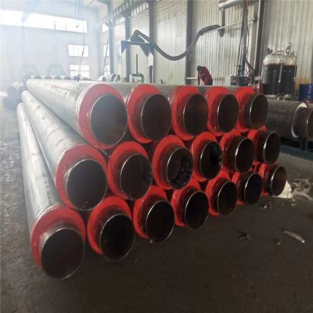 Prefabricated polyurethane foam insulated steel pipes for heating pipelines in municipal thermal engineering