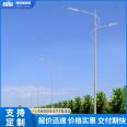 LED double arm street lamp, 8m, 9m, 10m, 12m, road, electricity, outdoor lighting, high and low arm double head road lamp pole