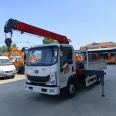 Yunheng's 5-ton blue brand truck mounted crane can enter the urban area for transportation. One crane can be used for multiple 360 ° hydraulic rotation