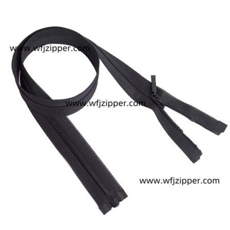 No.5 nylon zipper bags, clothing, sofa zippers, black and white twill open end zippers, wholesale by manufacturers