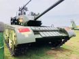 Simulating Manned Props, Movable Iron Crafts, 1:1 Decoration, Outdoor Sculpture, Large Military Tank Model