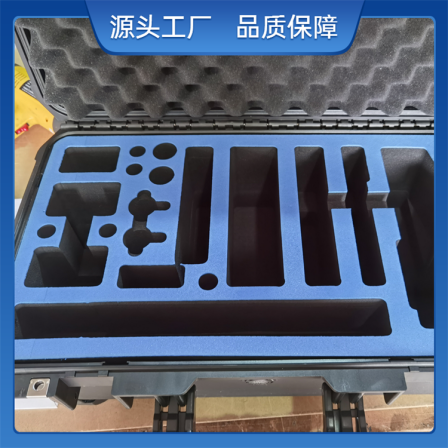 Wholesale EVA foam sponge accessories, seismic packaging, lined with aluminum alloy box, protection, fall proof density, Mianheng Ao
