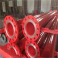 Special anti-corrosion steel pipes for fire pipelines - Red inner and outer plastic coated steel pipes - Epoxy resin coated steel pipes