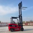 Electric 1-ton forklift, fully electric stacker, hydraulic lifting, single person operated stacker