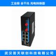 Fiber Optic Transceiver Optoelectronic Converter FC Interface Dual Power Redundant DIN Rail Industrial Grade Switch