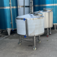 304 stainless steel mobile tank, mobile liquid storage tank, 500 kg temporary storage tank, mobile wheel, ingredient turnover tank