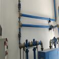 Installation and renovation of gas pipes in the super energy-saving pipeline workshop of air compressors