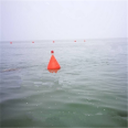 LLDPE Rotational Plastic Cavity Foam Warning Navigation Buoy Supply for Bertay Water Obstruction and Avoidance Conical Navigation Buoy