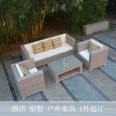 Outdoor rattan sofa manufacturer, outdoor chair, rain proof, sun proof, courtyard rattan furniture, rattan art garden rattan chair