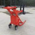 Portable hand propelled electric Cart Hydraulic lifting cargo handling forklift