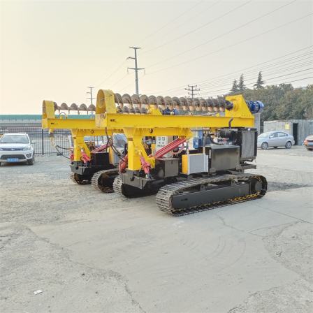 Mountain Photovoltaic Drilling Machine New 360 Rotary Crawler Foundation Piling Machine Rock Frozen Soil Wind Fossil Drilling Machine