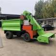 25 horsepower small cow manure cleaning truck, fully automatic manure cleaning truck, livestock manure cleaning machine