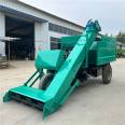 Cattle manure water cleaning and sweeping vehicle for cattle manure in the breeding farm. A 25 horsepower three wheeled manure transport vehicle is used to shovel cow manure