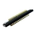 Gold-plated solid core pin DB37 waterproof connector soldered male terminal D-SUB 37 pin VGA socket