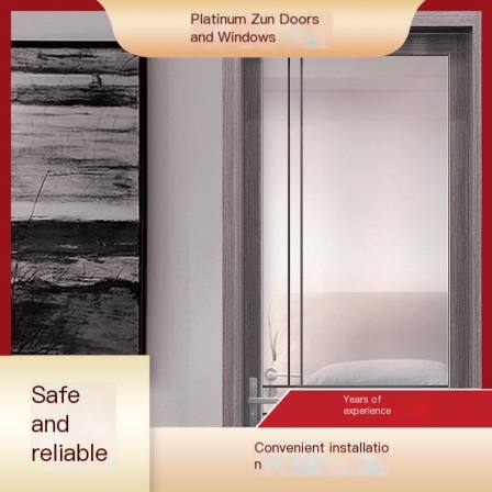 Platinum Zun door and window, right aluminum alloy side hung door manufacturer, sound insulation, noise reduction, space saving