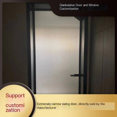 The small balcony in the bedroom expands the space, and the extremely narrow aluminum alloy swing door is shipped within 10 days