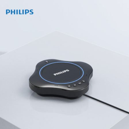 PHILIPS PSE0500 Large Video Conference Omnidirectional Microphone Desktop Speaker Supports 4-way Series Connection