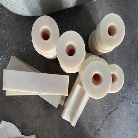 MC nylon rod processing nylon wheel bearing wheel lathe customized plastic sleeve