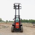 Off road forklift four-wheel drive 3-ton diesel 5-ton multi-function integrated hydraulic Cart diesel lift stacker