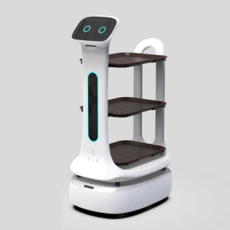 Huien Fusheng Intelligent Delivery Robot English Version Efficient Delivery in Hotels, Restaurants, and Restaurants