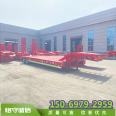 Double section hydraulic ladder, low flat semi trailer, one bridge, 12.5m excavator board trailer, two bridges optional