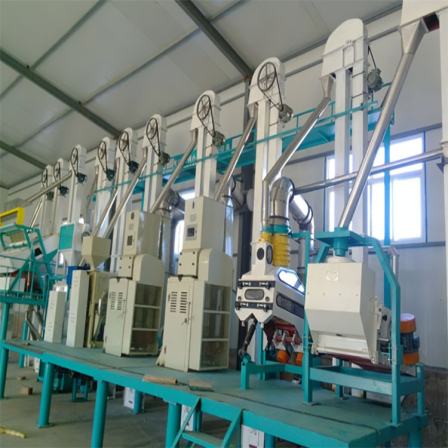 Zhongrui Grain, Oil, and Rice Processing Machinery 200 ton Complete Set of Rice Processing Equipment Fully Automatic Rice Grinder