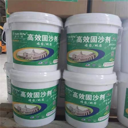 Efficient sand fixing agent for surface sanding treatment, interface agent with strong adhesion, high strength, and wide application range