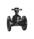 Manual fluorine lined rubber lined diaphragm valve G41F46 acid and alkali resistant anti-corrosion chemical valve GB EG41J power plant