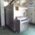 Customized spiral freezer by the manufacturer for continuous quick freezing of individual equipment, lotus root slice quick freezing equipment, frequency conversion and speed regulation