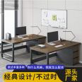 Light luxury office desk workstation single person office desk chair combination conference desk computer desk supplied by SF
