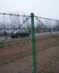 Straight blade thorn rope fence hot-dip galvanized rolling cage stainless steel thorn rope Ye Sheng