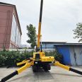 Fully hydraulic telescopic lifting spider crane for buildings, shopping malls, elevators, special-shaped crawler cranes, small cranes for high-speed railway stations