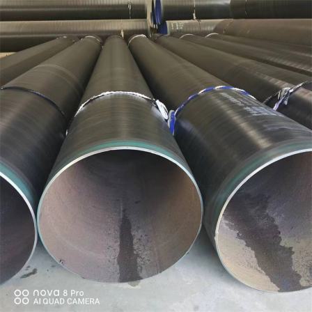 Buried 3PE anti-corrosion steel pipe material Q235b anti-corrosion pipe for chemical, drinking water, gas, mining, three oil, two cloth buried pipe